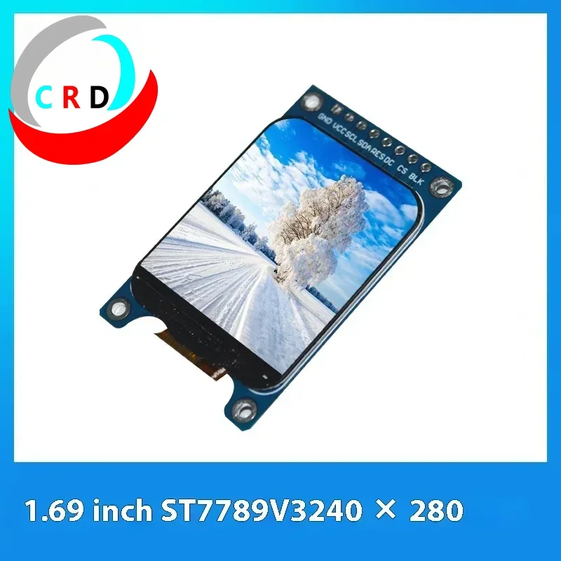 Chanruida 1.69 inch TFT LCD 240x280 full color ST7789 small screen SPI display LCD module arduino display  esp32  raspberry pi