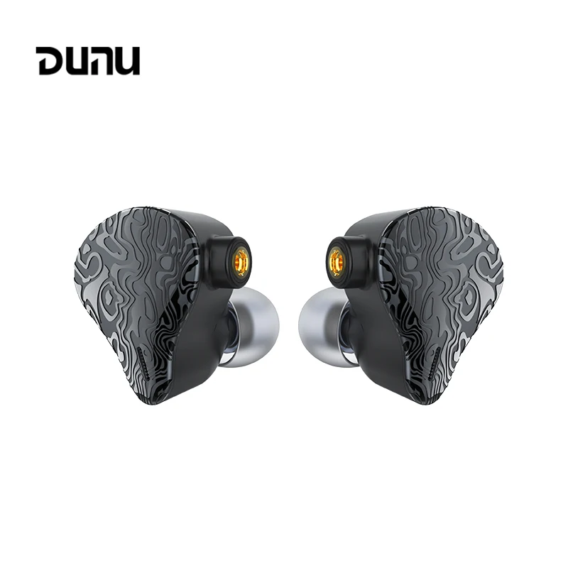 DUNU VULKAN DK-X6 Hi-Res HIFI In-Ear Earphone 2DD+4BA Hybrid IEM 3.5/2.5/4.4mm Twist-lock Plug 0.78mm Detachable  Cable Earbuds