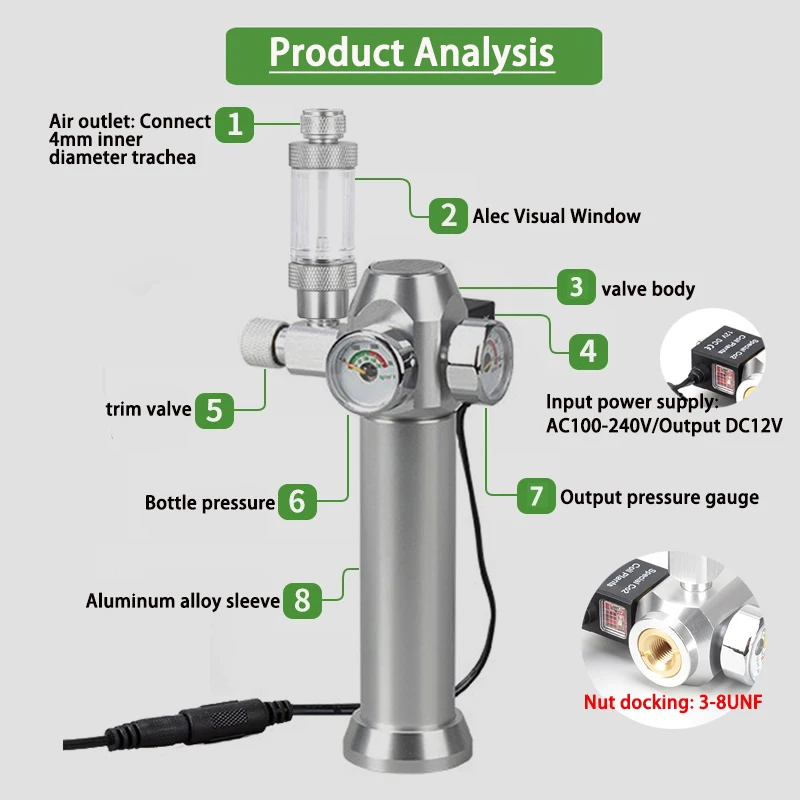 Detalle 3 de Electroválvula Aquarium CO2 Otras válvulas
