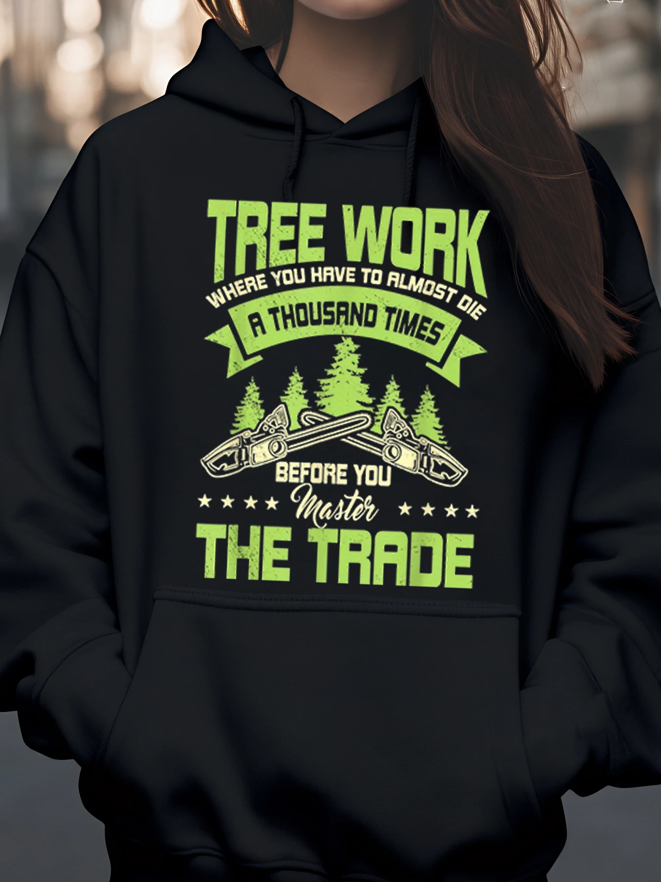 

Толстовка с графическим принтом для работы на дереве для мужчин и женщин, подарочная одежда для работы на открытом воздухе