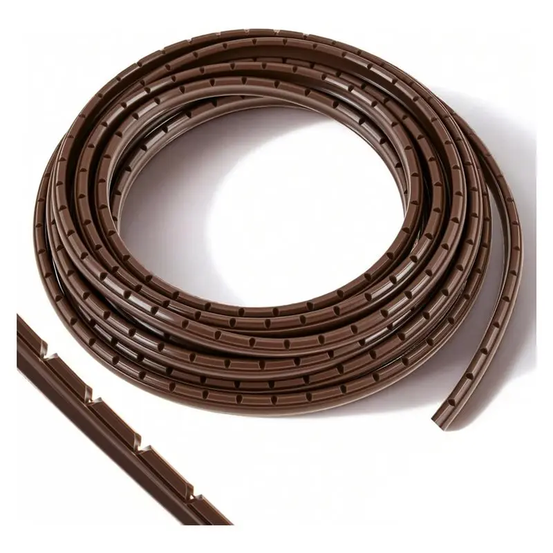 A74E-Glass Panel Retainer 26.25 Ft/8 M Brown Woodworking DIY Installation Strip For Cabinet Rail Stile Retainers