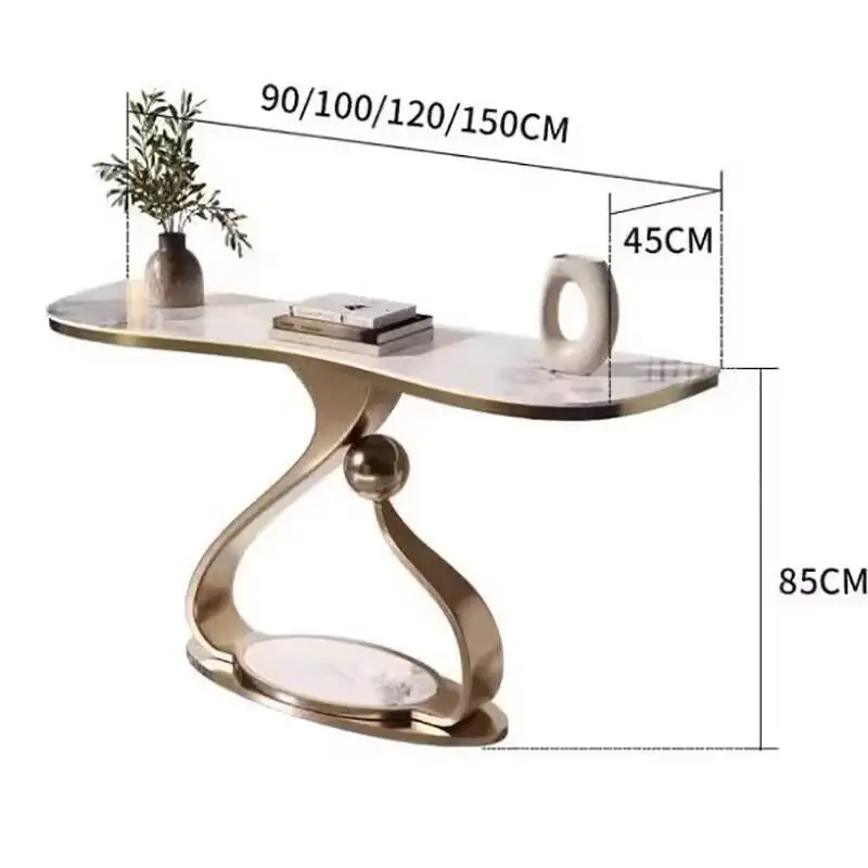 فريدة من نوعها الحديثة وحدة التحكم الجدول الكلاسيكية الفاخرة قاعة الطريق الجدول كبار ركن الجدول ديكور بسيط أثاث Konsolentisch غرفة المعيشة #2