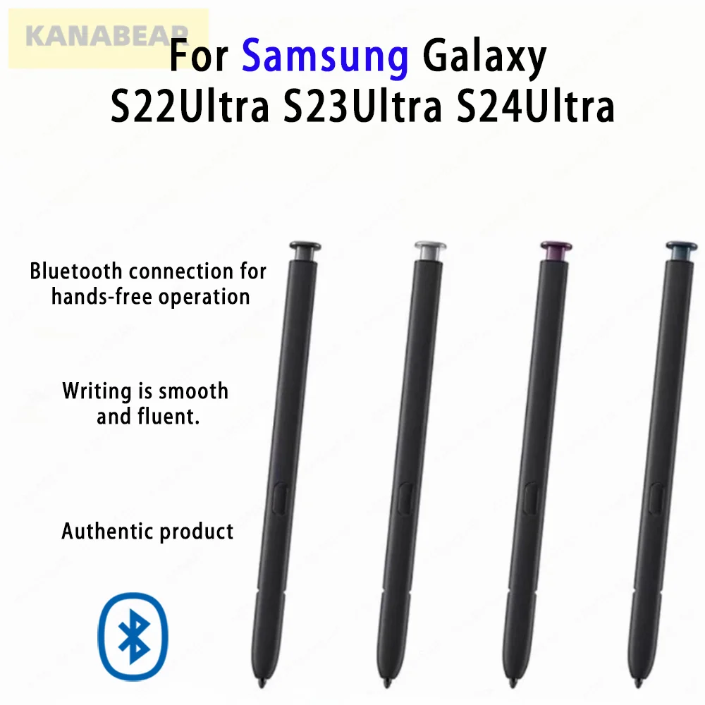 

New Original S22 Ultra 5G S Pen Stylus For Samsung Galaxy S24 Ultra S23 Stylus Mobile Phone Screen Touch Pen Support Bluetooth