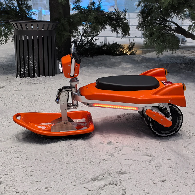 Factory Direct Premium Electric Snow Scooter Mini Snowmobile Portable Lightweight For Ski Resort Use