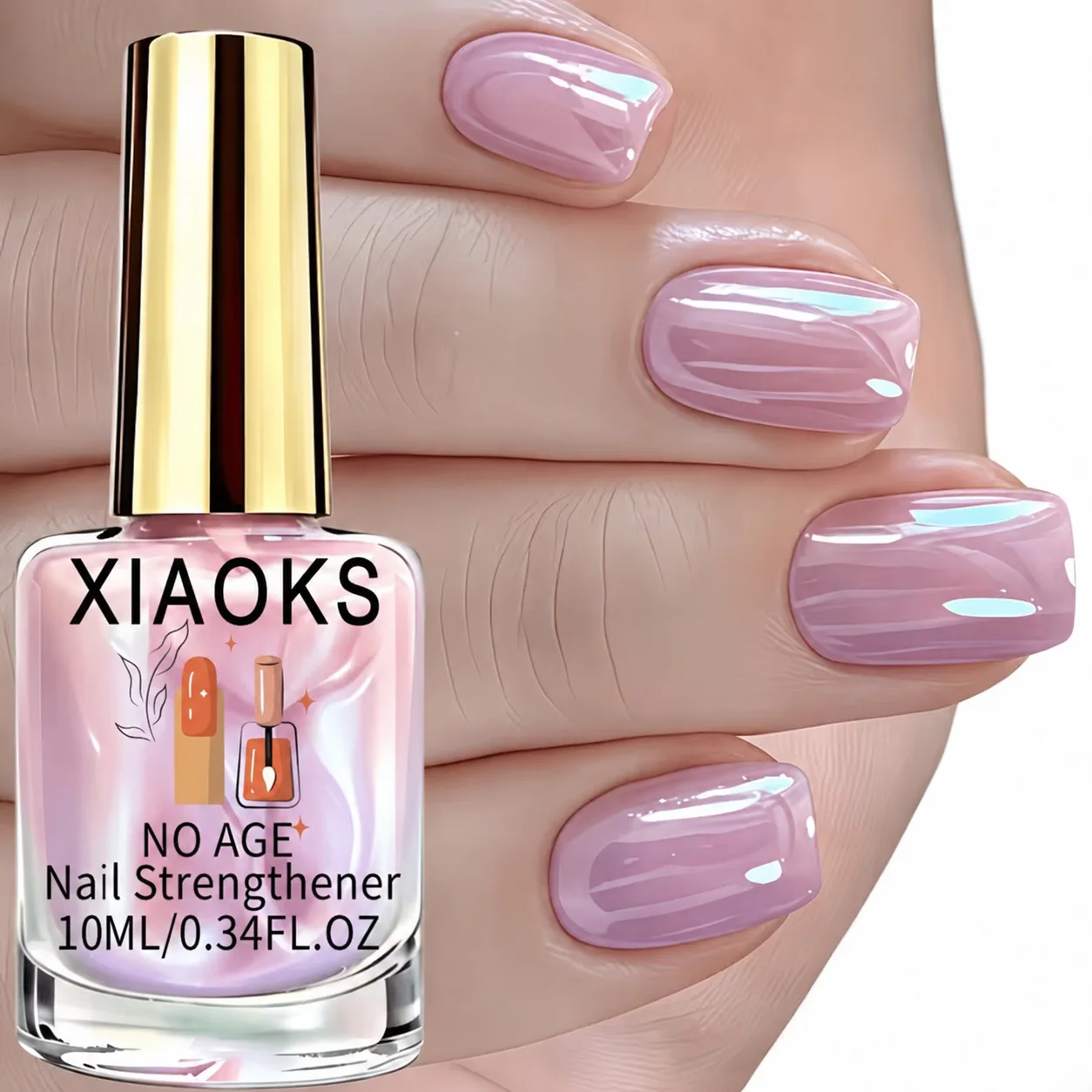 Symphony Light Powder Nail Polish 10ml Quick Dry No-Bake Long-lasting Fixed Color Nail Art  Manicure