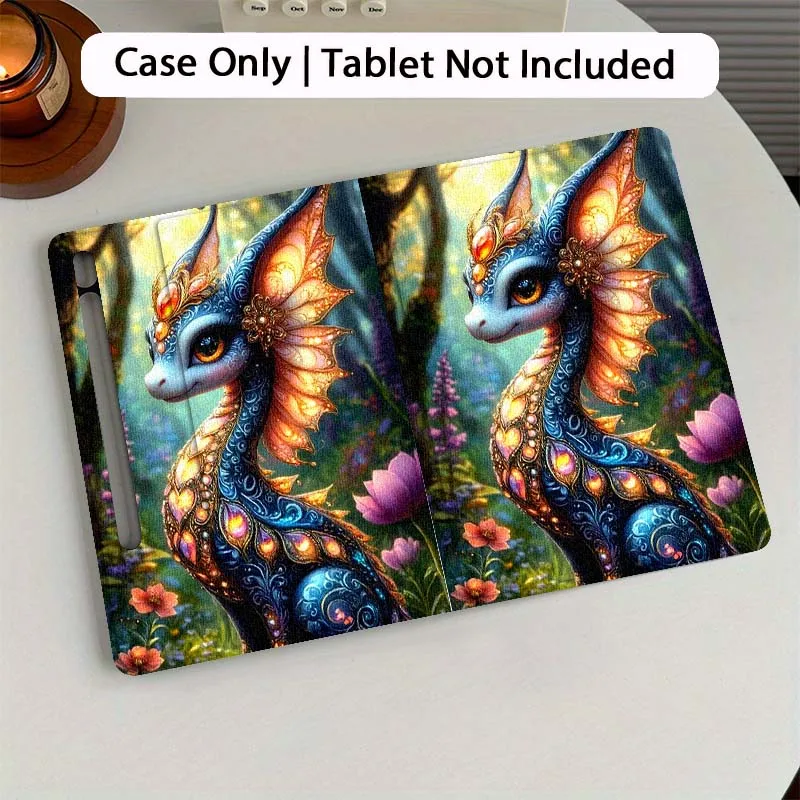 

Чехол для планшета с изображением аниме-дракона и скорпиона для Samsung Galaxy Tab S7 S8 S9 S10 FE Plus 12,4 13,1 дюйма