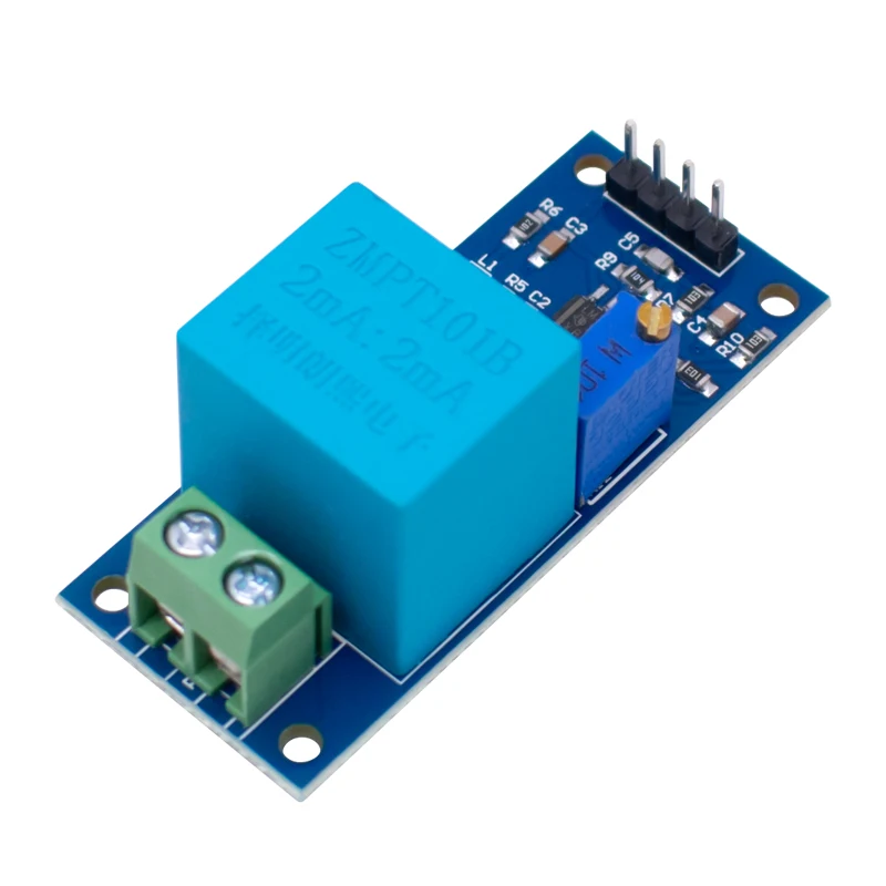 LIZAO ZMPT101 Single Phase Active Voltage Transformer AC Output 2mA Sensor Module Compatible with Arduino Mega