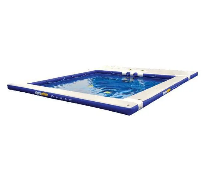 

Flotador Inflable Para Piscina Portable Floating Ocean Sea Swimming Yacht Pool Durable Drop Stit Sea Pool With Net