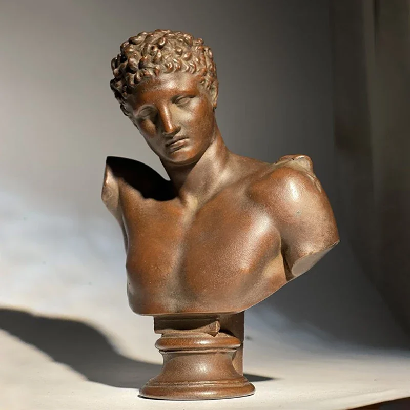 Desktop Art Small Ornaments Ancient Greek Business God Hermes Sculpture Head High Value Decorative Ornaments