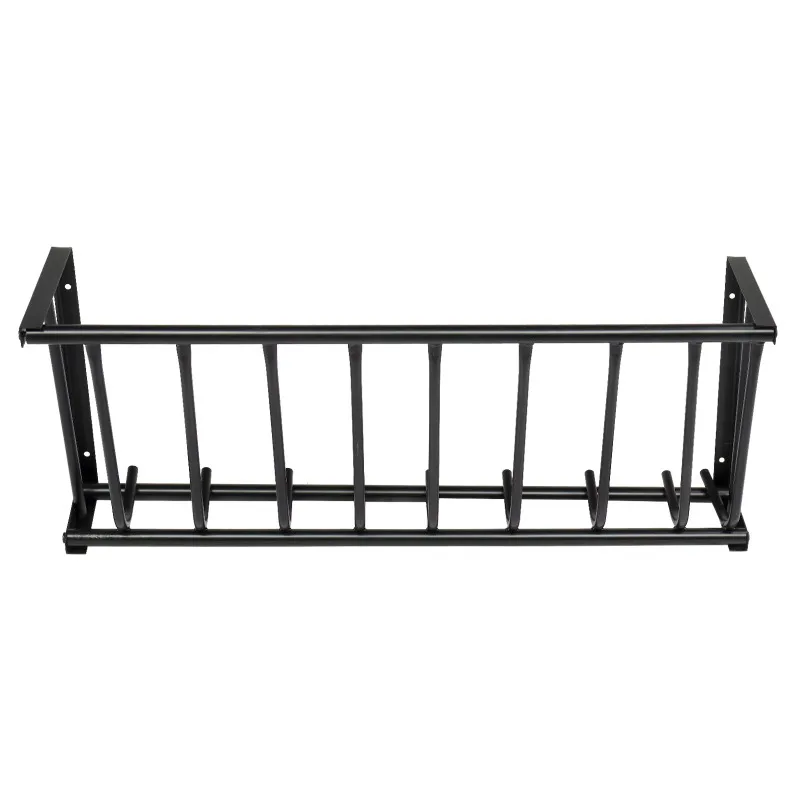 

Heavy-Duty Steel Hay Feeder Large Capacity 40.8\" Long Wall Mounted Horse Hay Rack Iron Goat Hay Rack