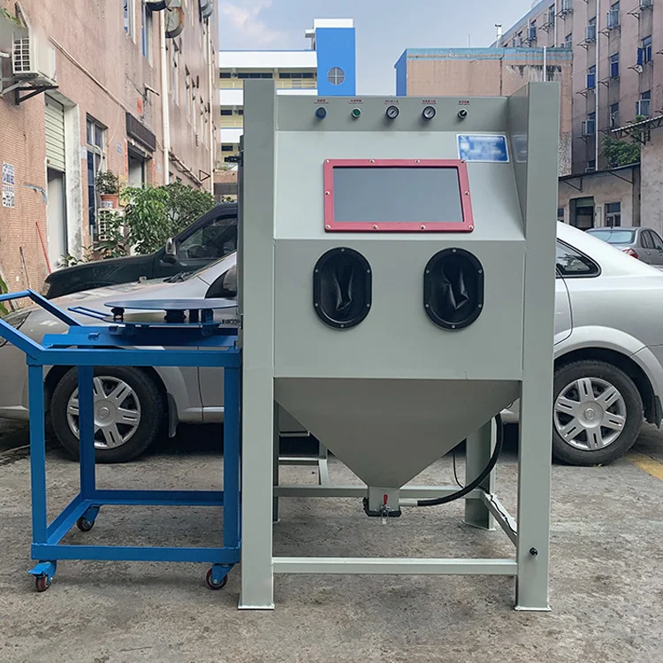 High Quality Manual Dustless Wet Sandblasting Machine Cleaning Equipment Sandblaster Cabinet