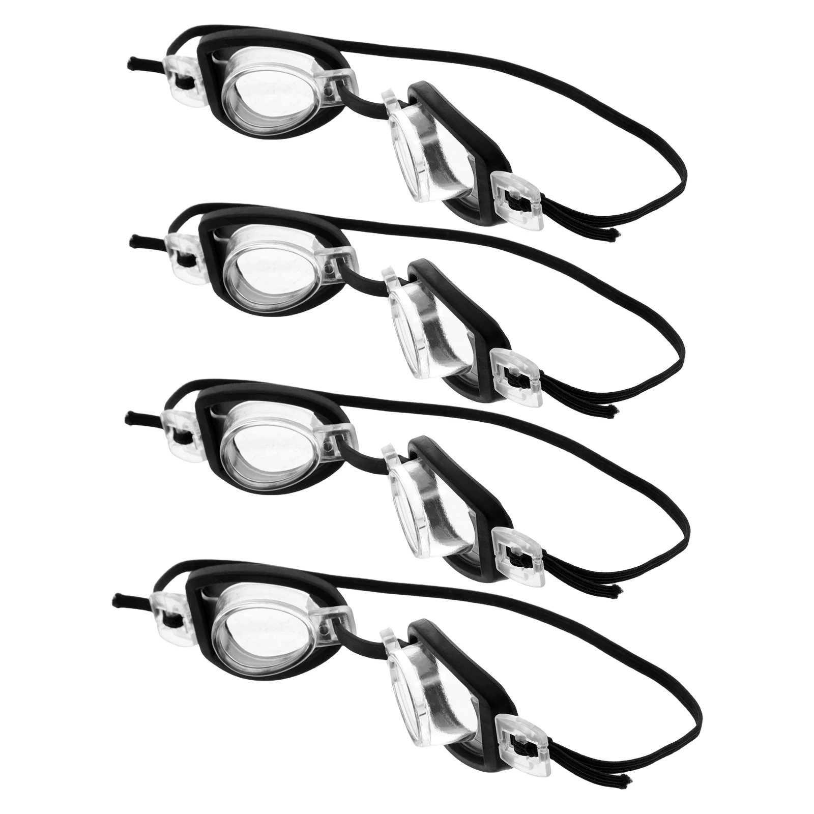 

4 Pcs Swimming Goggles Decoration Accessories Eyeglass Mini Glasses Plastic Miniature