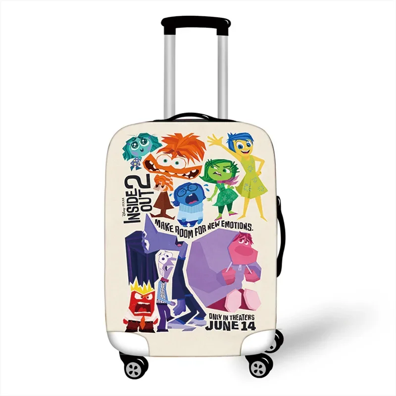 Disney Anime Inside Out 2 Luggage Protective Cover Zipper Suit 18-20 Inch Bags Suitcase Covers Trolley Cover Travel Accessories