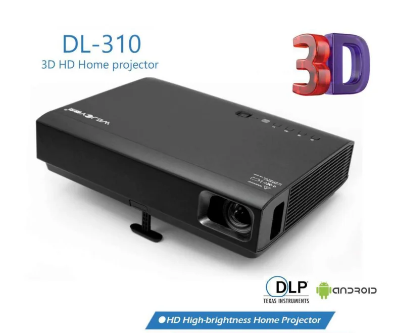 Wejoy Laser 3D TV Projector DL-310 with 3D Glasses Mini Projector LED HD 1080P Beamer Home Cinema DLP Android Portable Proyector