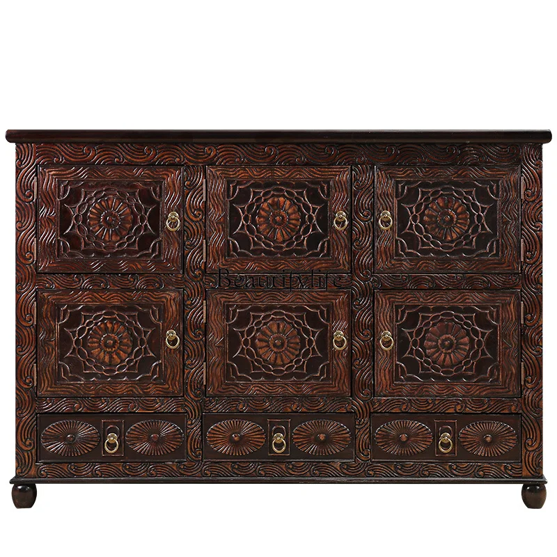 

*South East Asia style solid wood entry porch cabinet living room bedroom locker