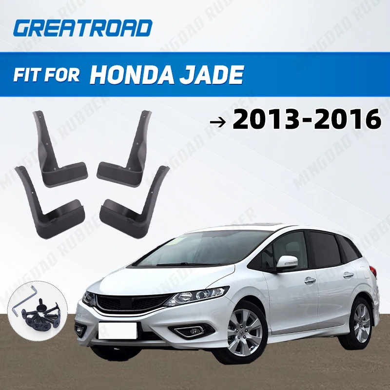 

For Honda Jade 2013-2016 2014 2015 Fender Mudguard Mud Flaps Guard Splash Flap Mudguards Car Accessories
