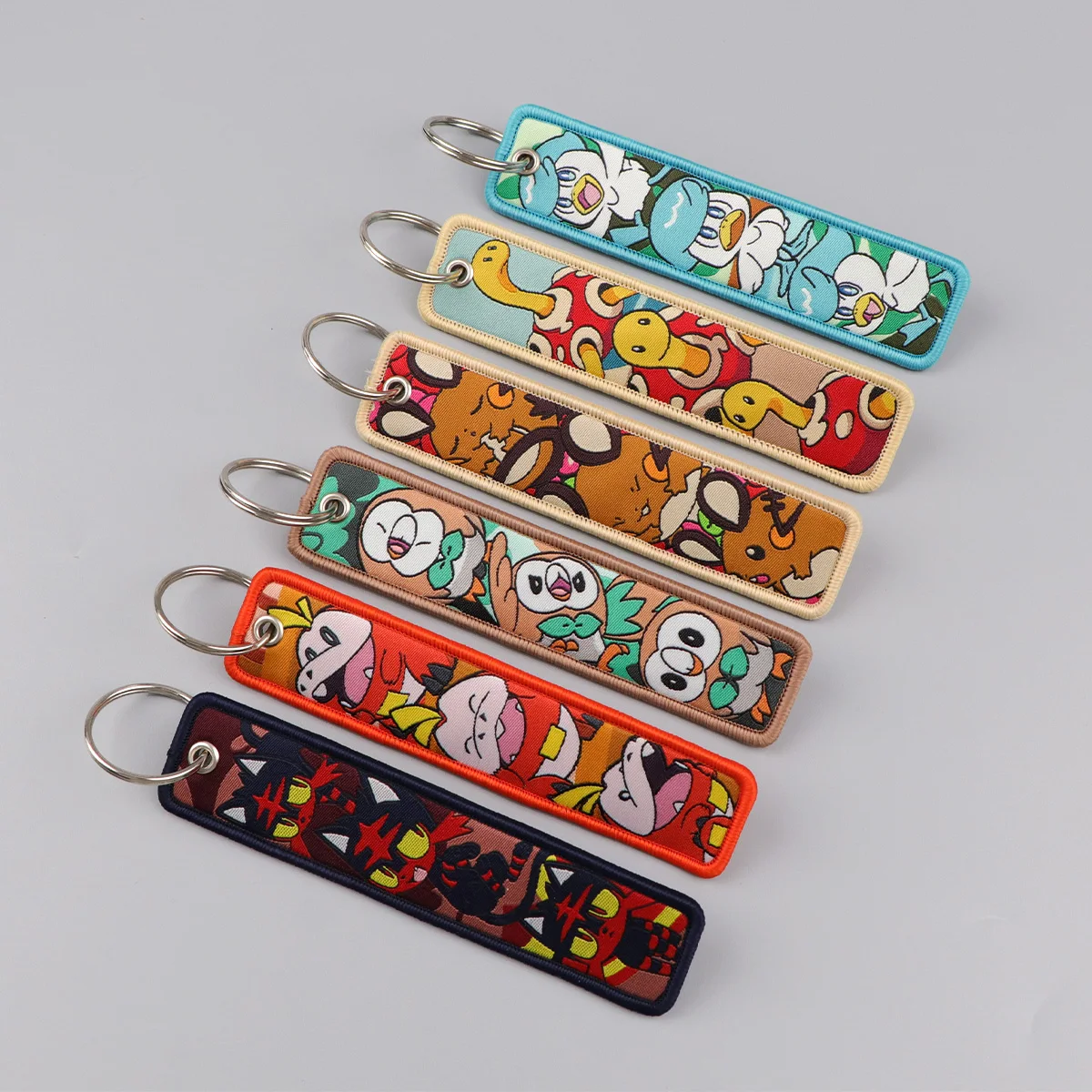 Cartoon Elf Stickerei Schlüsselanhänger Anime Schlüsselanhänger für Motorräder Auto Schlüsselanhänger Halter Schlüsselanhänger Chaveiro Schmuck Cosplay Zubehör