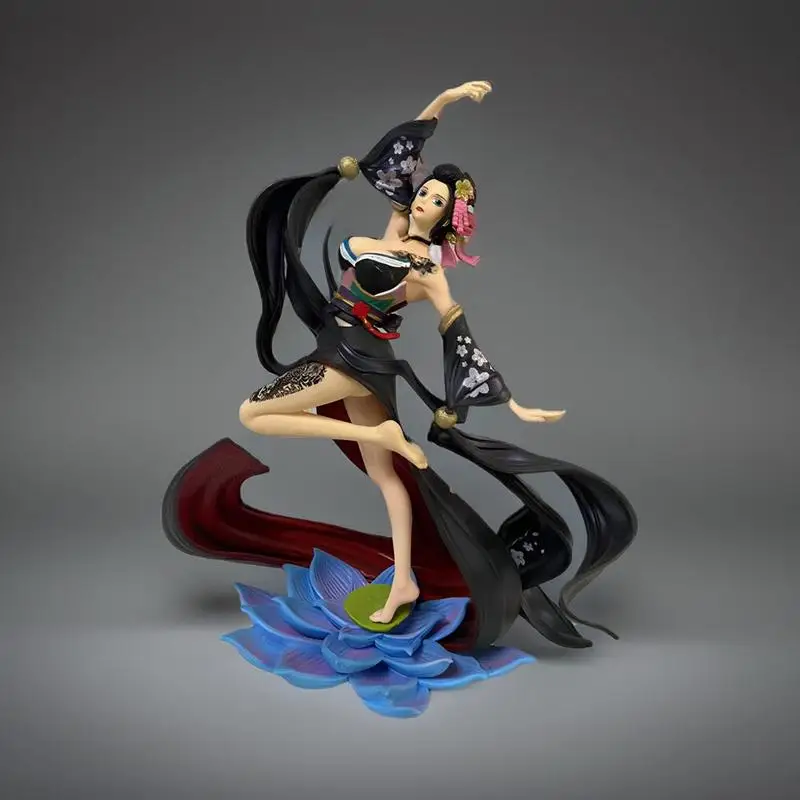 Figuras de acción de resonancia de kimono Gk Nico·Robin Kabuki de Anime de una pieza, estatua de Pvc de doble cabeza de 27cm, modelo de colección de muñecos, juguetes Gif