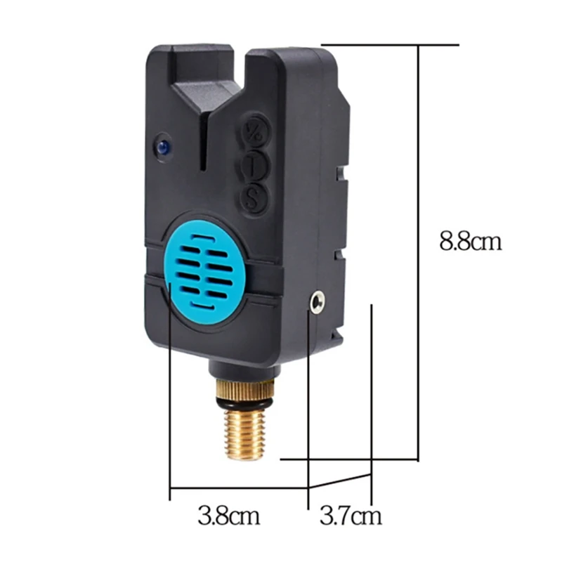 Fishing Alarms Fish Bite Alarm Loud Siren Adjustable Tone Volume Sensitivity Buzzer Alert Indicator With Stick