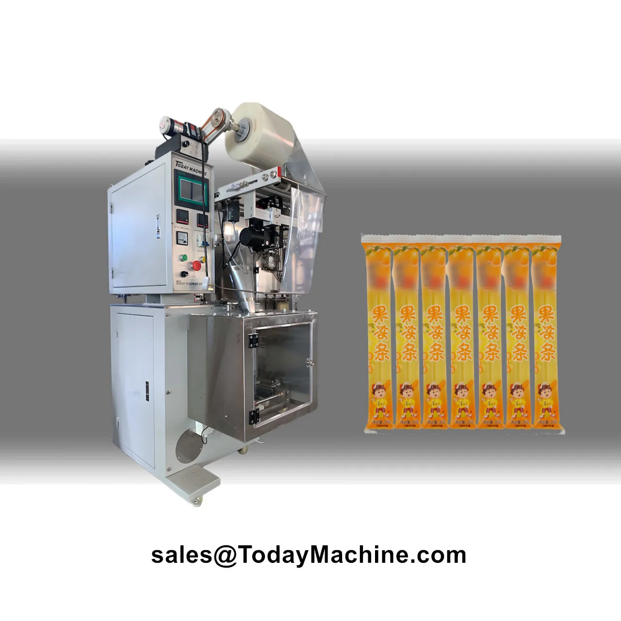 Automatic Ketchup Tomato Sauce Curry Paste Honey Stick Sachet Multi Lane Packing Machine