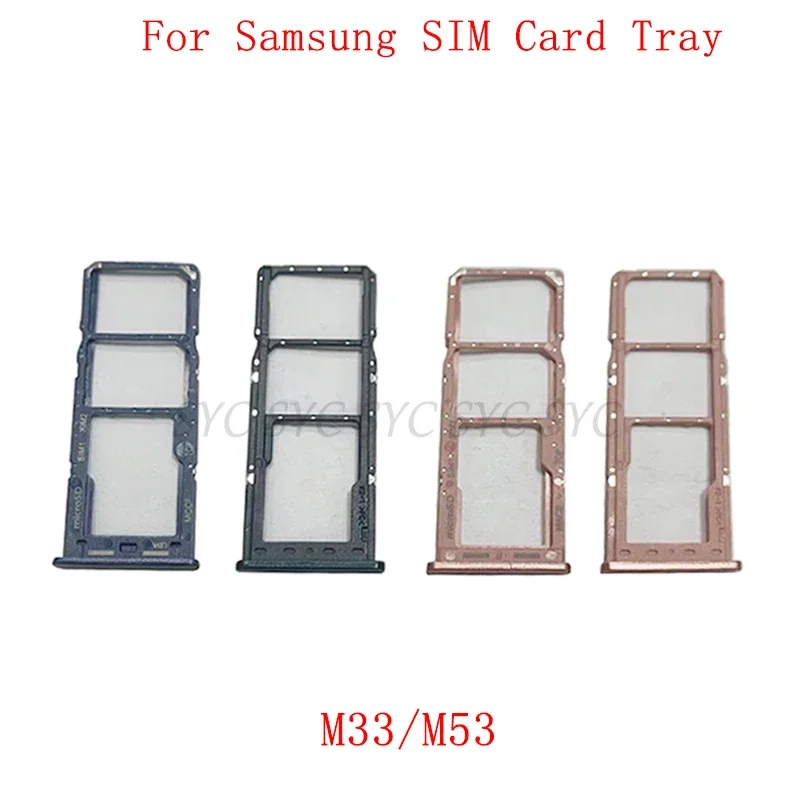 SIM Card Tray SIM Card Slot Holder For Samsung M33 M336 M53 M536 Memory MicroSD Card Repair Parts