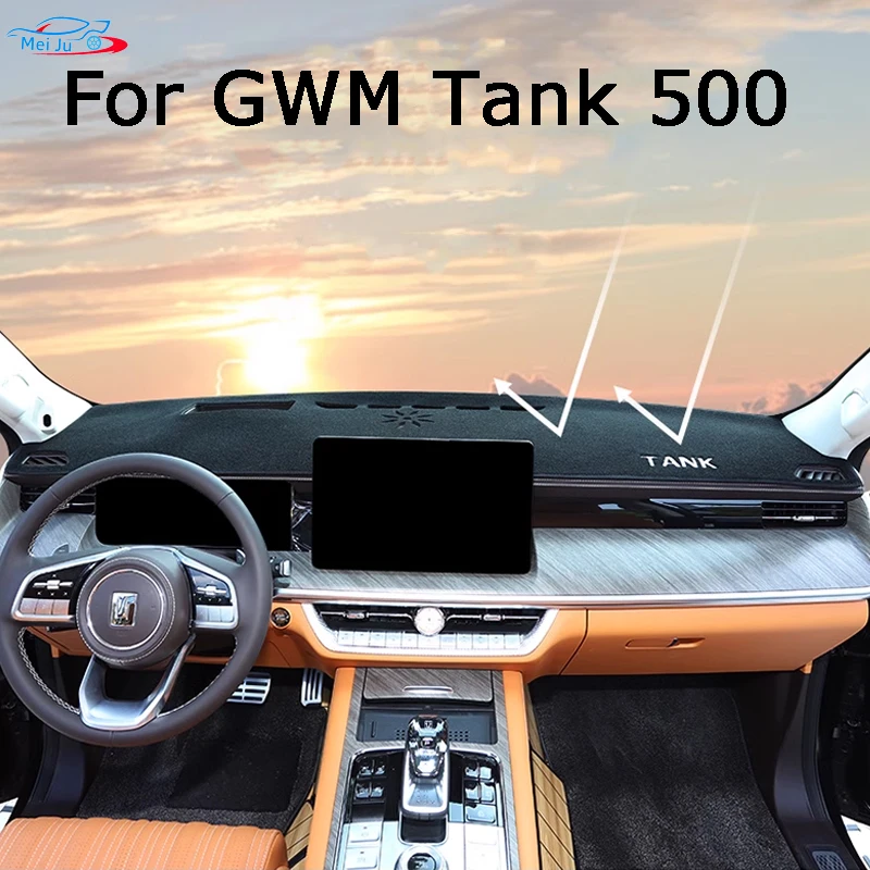 For GWM Tank 500 2022-2024 Car Styling Dash Mat Dashmat Dashboard Cover Sun Shade Dash Board Cover Carpet