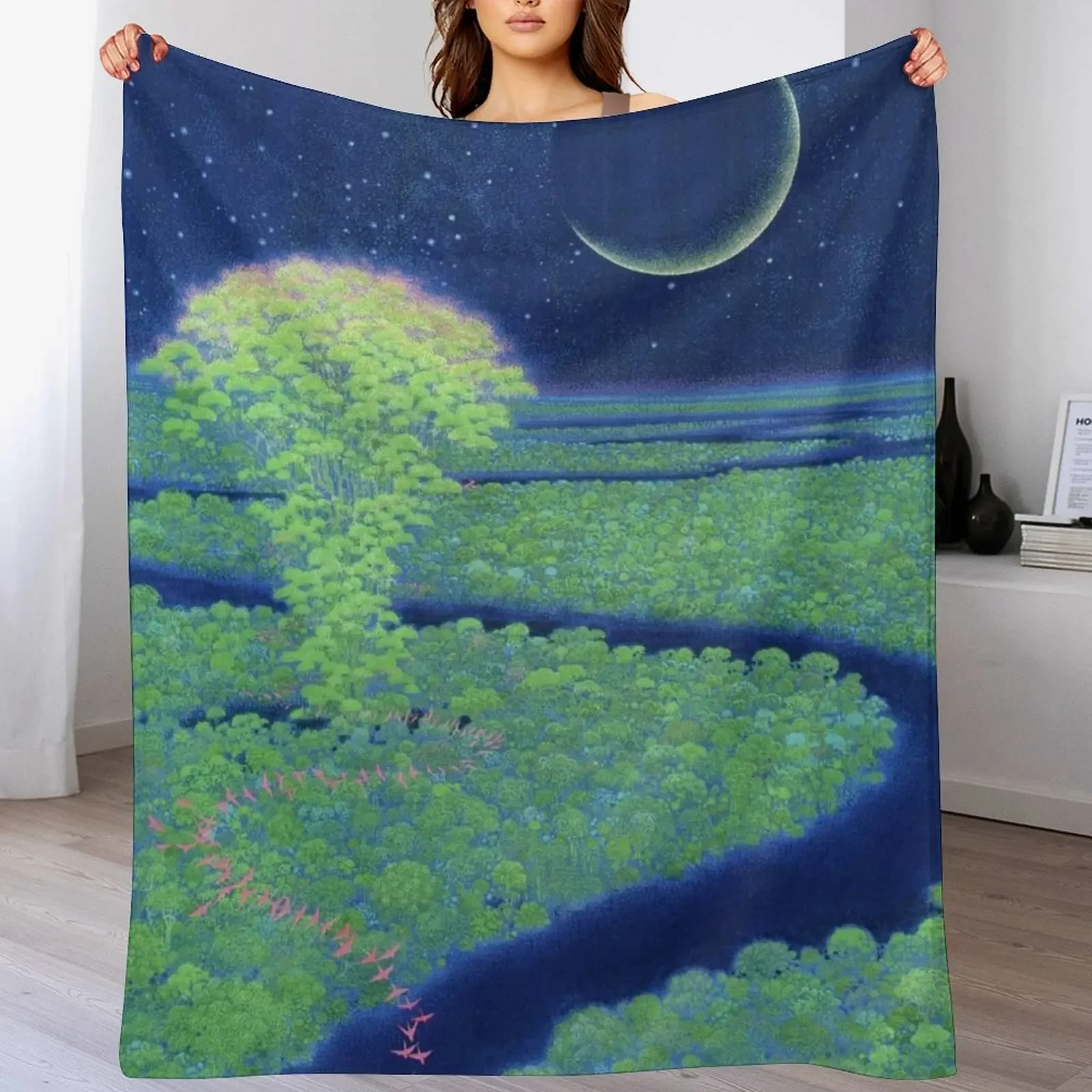 

Secret of Mana Throw Blanket Air Conditioner Soft Blanket for Office Home