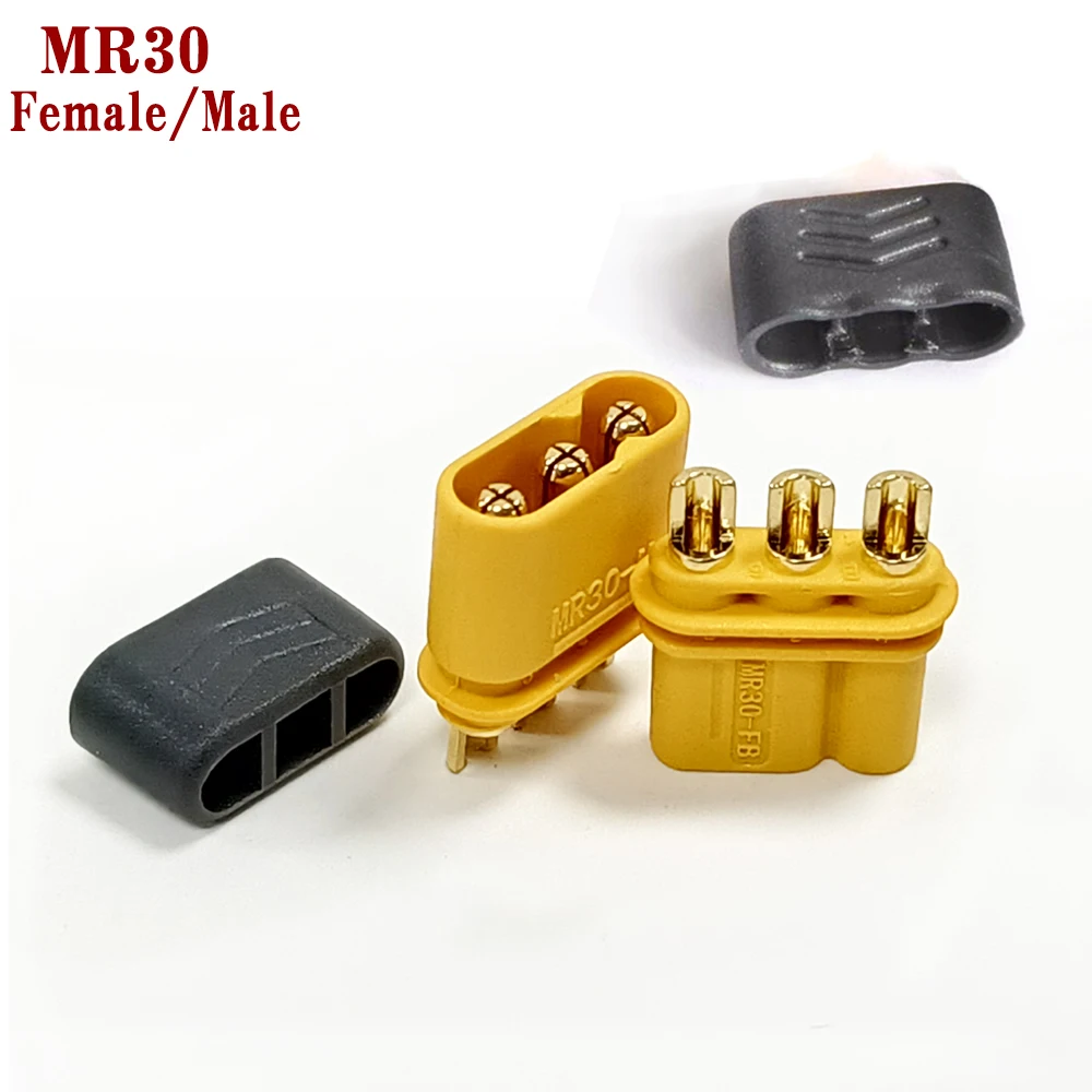 Amass MR30 MR30PB MR30PW Stecker männlich weiblich Stecker für Batterie, ESC und Ladegerät Kabel Multicopter Flugzeug Teil