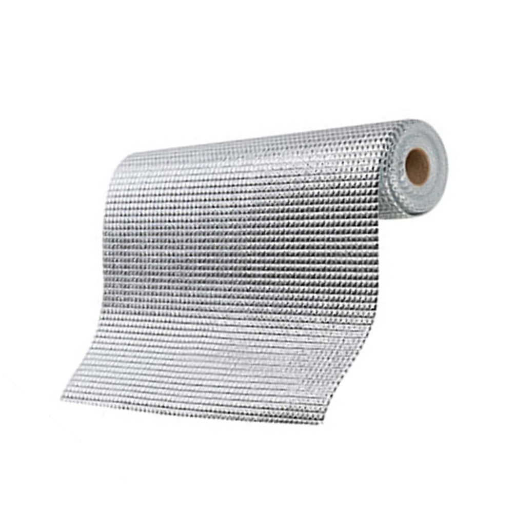 

1 Roll Oil-Proof Mat 45X200Cm Aluminum Foil Waterproof Dustproof Cabinet Drawer Liner For Kitchen Bathroom Storage Organizer Pad