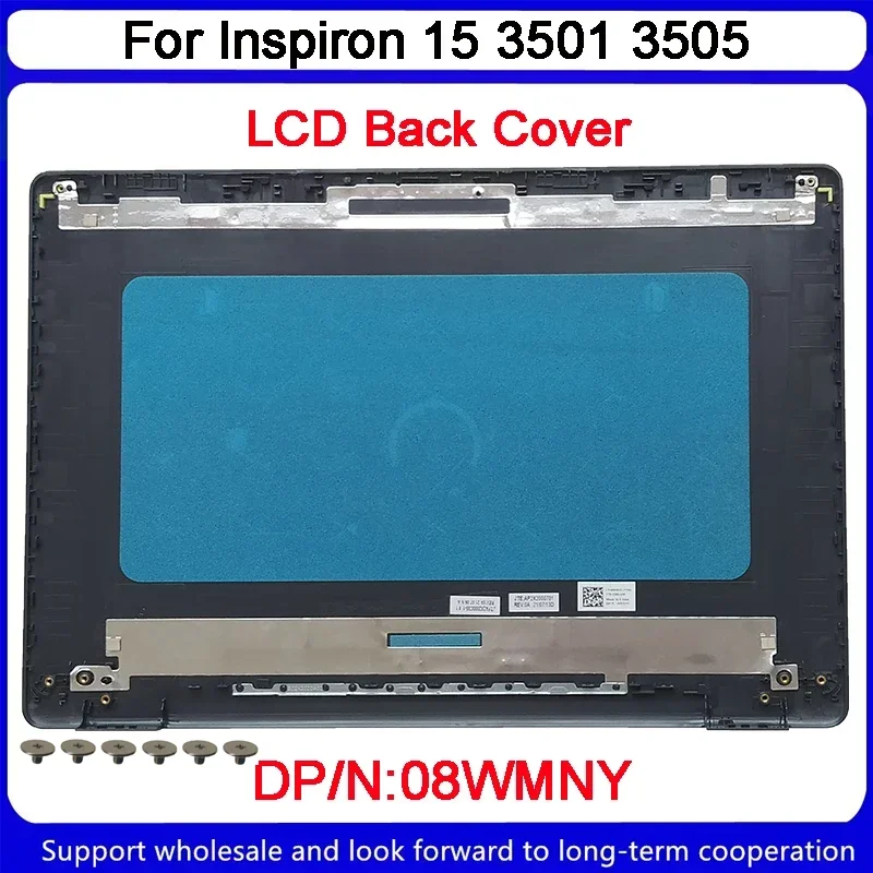 New For Dell Inspiron 15 3501 3505 Lcd Rear Cover Top Screen Case 08WMNY 8WMNY