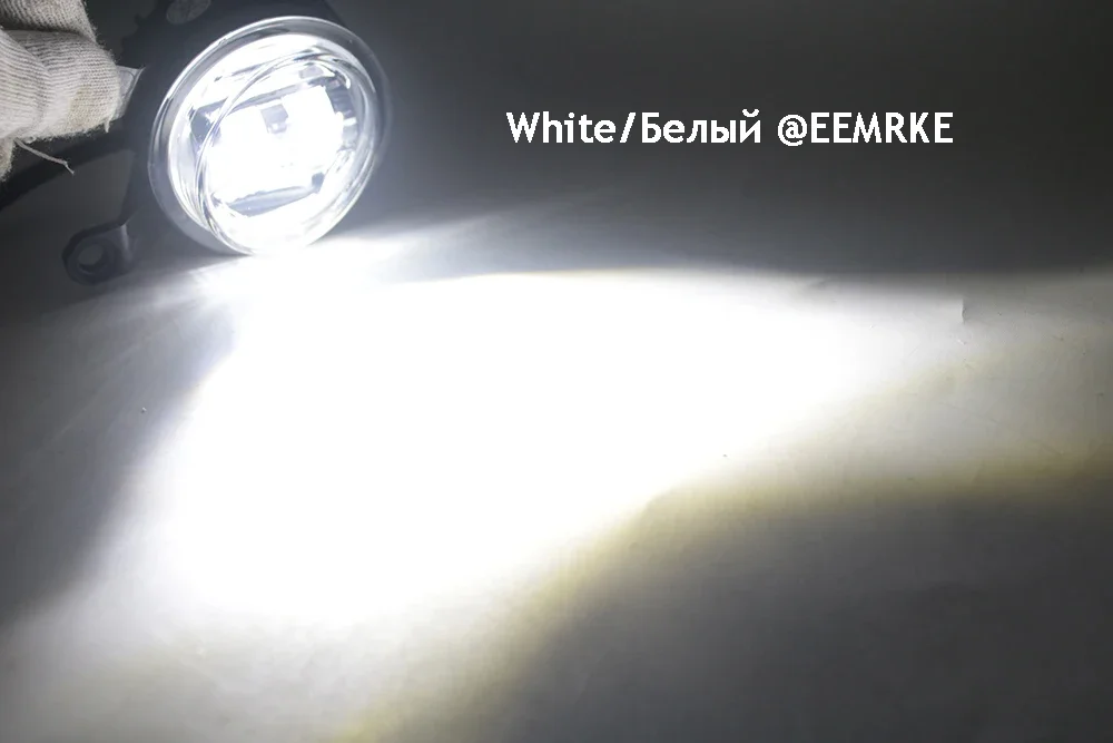 White / Yellow Led Fog Lights Lamp DRL for Toyota Camry HEV 2024 2025 with Lens & Ip67 Waterproof & Plug and Play LEFT and RIGHT detail image 7