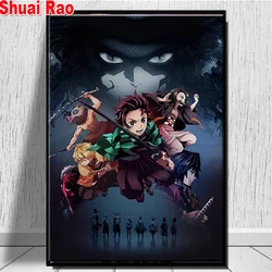 Demon Slayer Kimetsu Yaiba Mugen diamentowy obraz ścieg krzyżykowy 5d ręcznie robiony pełny kwadratowy obraz diamentowy haft Anime