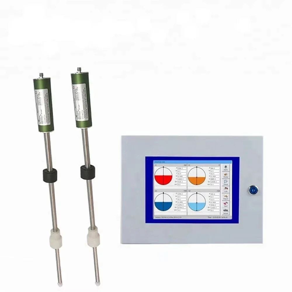 Gas station magnetostrictive probe underground storage tank monitoring liquid level sensor