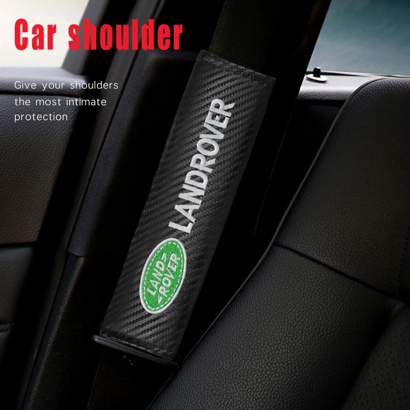 Fundas para cinturón de seguridad de coche, almohadilla protectora para hombros, para Land Rover Range Rover Evoque Discovery 3 Freelander 1 Defender 2, 1/2 Uds.