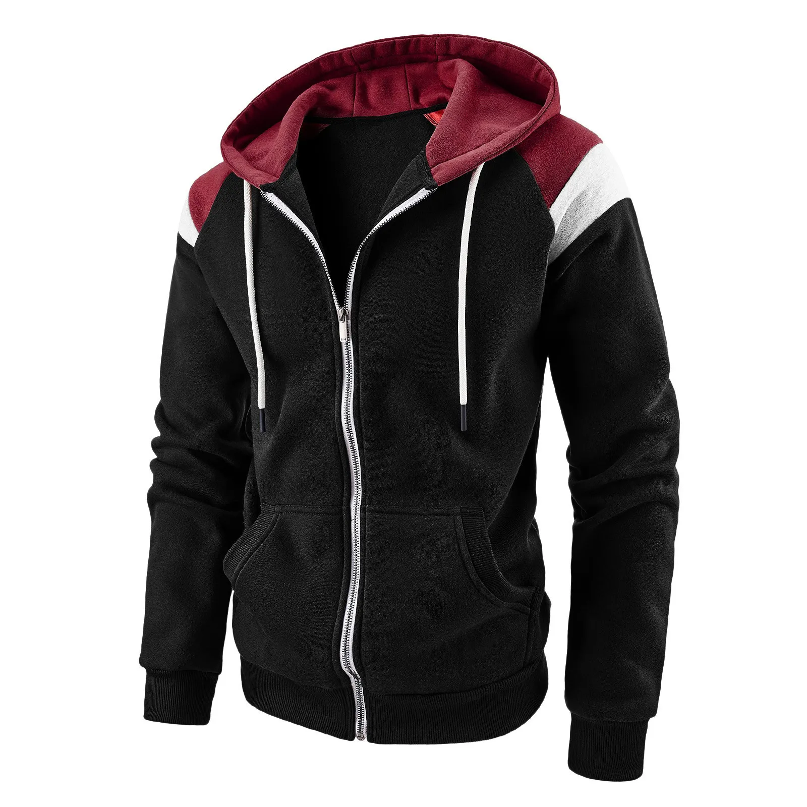 

Trendy Men Hoodies Sweatshirts Athletic Jackets Daily Casual Cardigan Sweaters Coats Fleece Warm Hoody Sportwear Outerwear