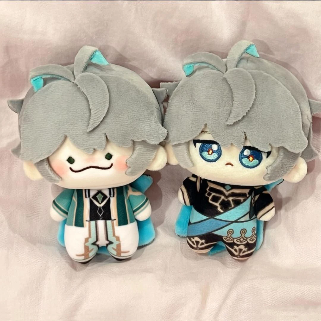 10cm Anime Genshin Impact Alhaitham Plushie Stuffed Doll Alhaitham Cosplay Plush Doll Toys Pendants Keychain Holiday Xmas Gifts - view 3