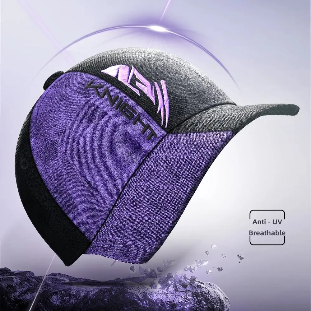 HASIDA Knight Co-branded Cap 100% Cotton Fabric 3D Embroidery Curved Brim Breathable High Quality Fishing Hat