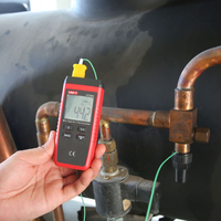 UNI-T UT320A UT320D Digital Thermometer Mini Dual Contact Thermocouple Type K J High Temperature Meter Tester -50℃ to 1200℃