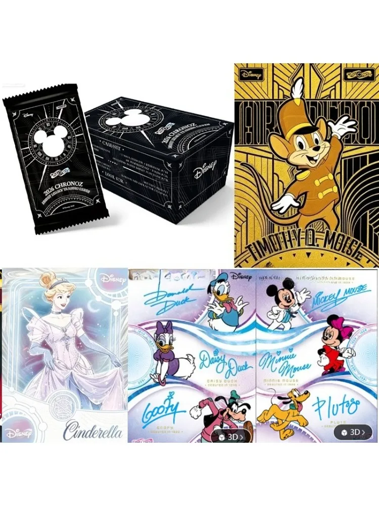2026 Echte Disney-Karten ChronoZ Disney Legacy Sammelkarten, Englische Ausgabe Limitierte Sammelkarten Mickey Donald Seltene Karten
