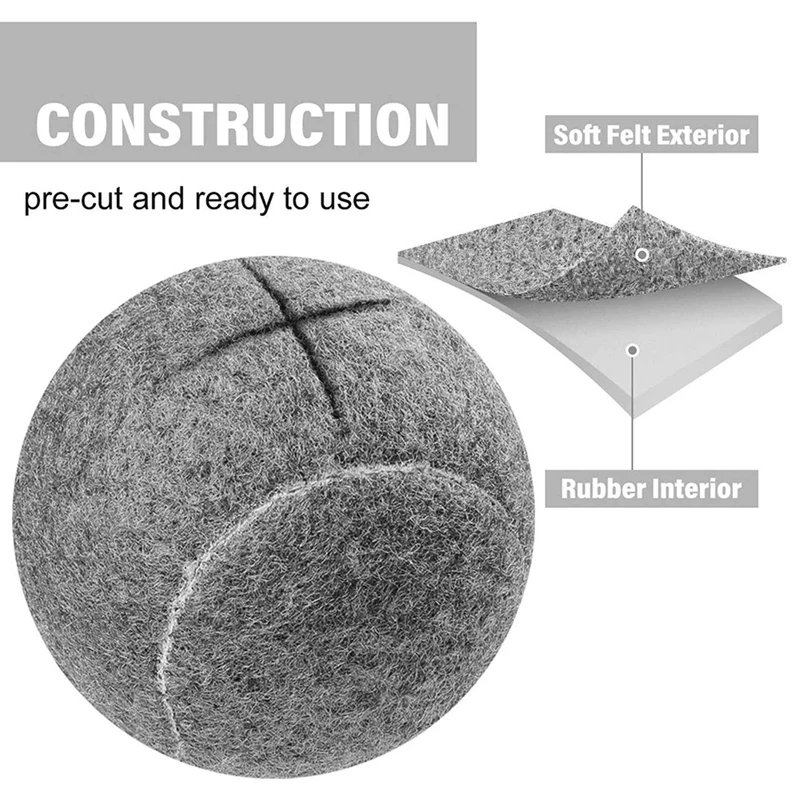 

12PCS Tennis Balls For Furniture Legs And Floor Protection