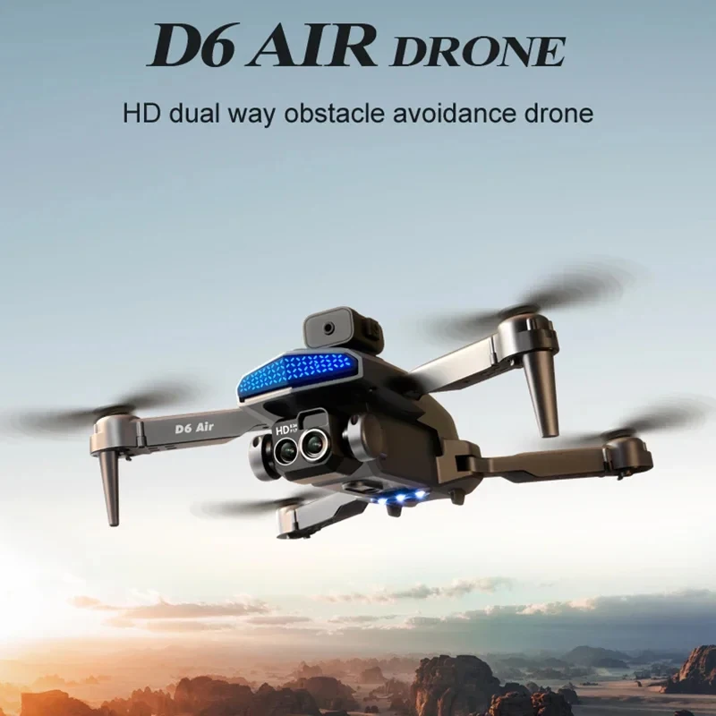 For Xiaomi D6 Drone Obstacle Avoidance Optical Flow Position Aerial Photography RC Foldable Quadcopter for Adult Child Toys