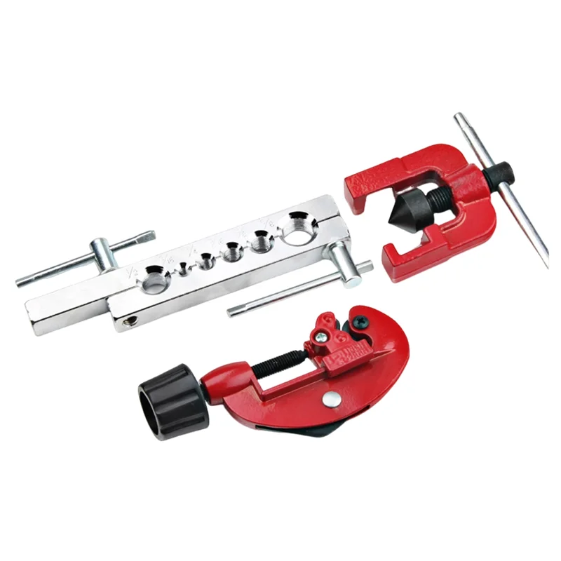 Tube Cutter Flaring Tool Kit Tube Expander Cutter Reamer Device For Copper Tube Flaring Tools Easy To Use