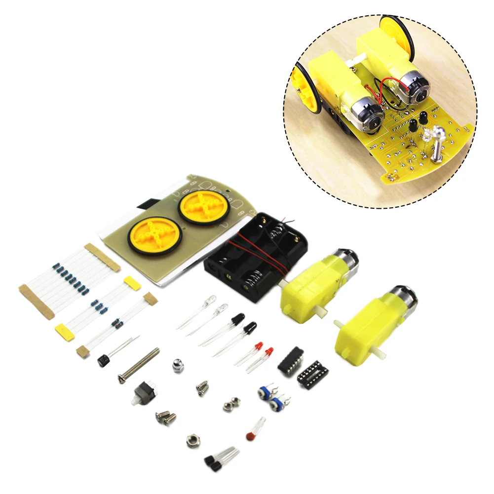 Intelligent Tracking Line For Smart Car DIY Kit Electronic Patrol Robot Motor For For Educational STEM Learning And Science Proj