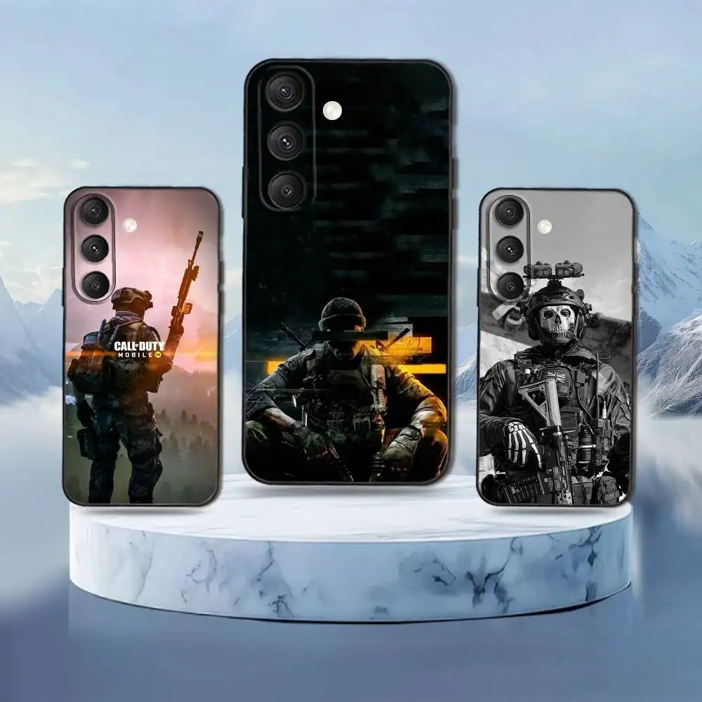 حافظة هاتف Call Of G-Game D-D-Duty لهاتف سامسونج جالاكسي S25، S24، S21، S22، S23، S30، Ultra، S20، Plus، Fe، Lite، Note، 10,9,5G غطاء أسود