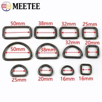 10Pcs Metal Bag Buckle 16-50mm D Ring Buckles for Strap Webbing Belt Hooks Dog Leash Connector Clasp DIY Hardware Accessories 3