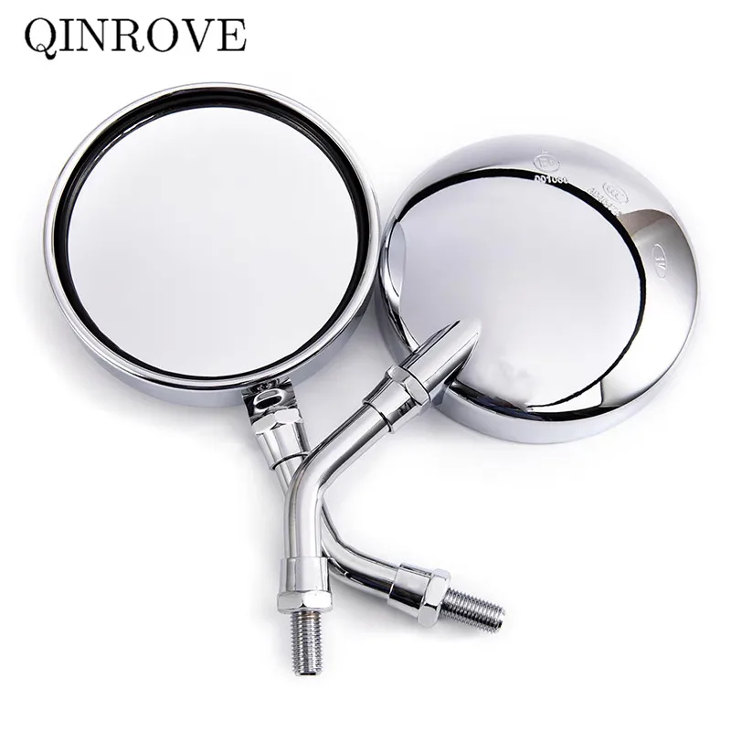 Retro Motorcycle Rearview Mirrors 8/10MM ABS Mirror Universal For Honda Shadow Hornet 600 CB500X CB500F CB300R Vespa primavera