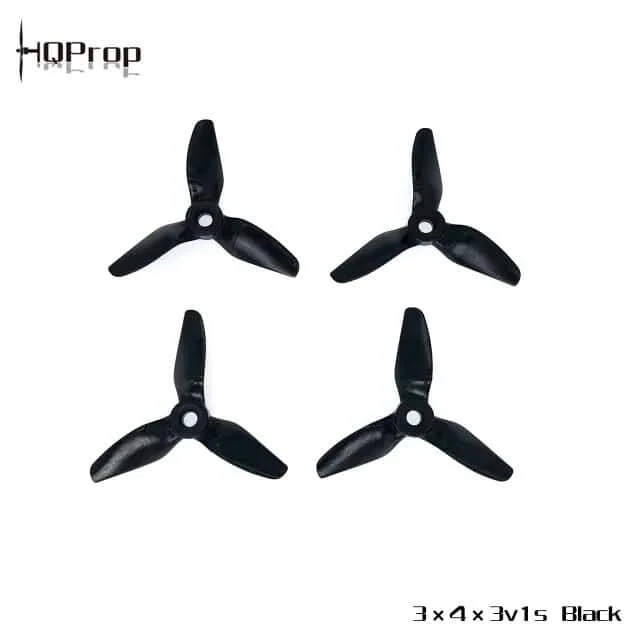 4pcs HQProp DP3X4X3 VS1 HQ3040 3-inch Racing Blades 2CW 2CCW PC Propellers for Aircraft Car Freestyle Blades DIY Parts