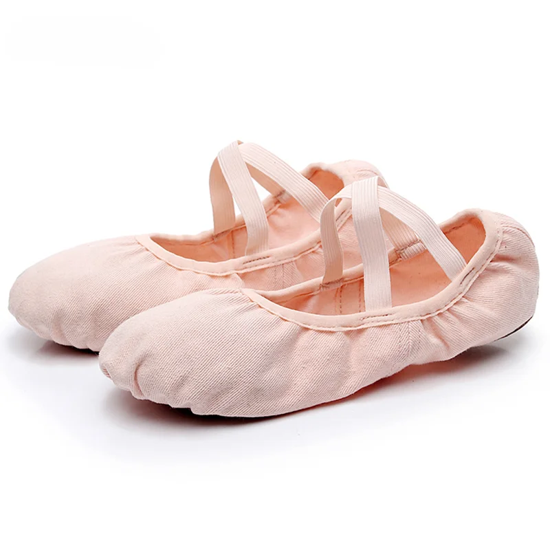 Chaussures De Danse en tissu extensible rose, Zapatos, Chaussures De Ballet De Yoga pour adultes et filles, Chaussures d'entraînement