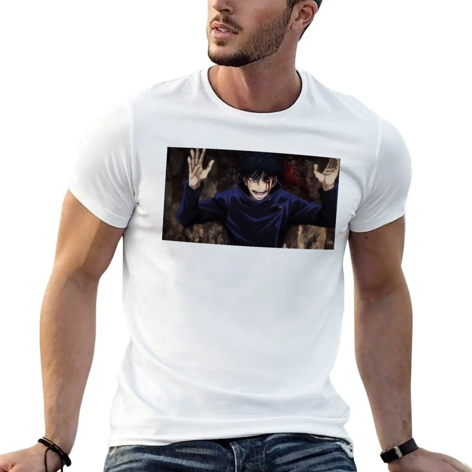 Megumi : Never Mind T-Shirt heavyweights luxury designer plus size men clothing
