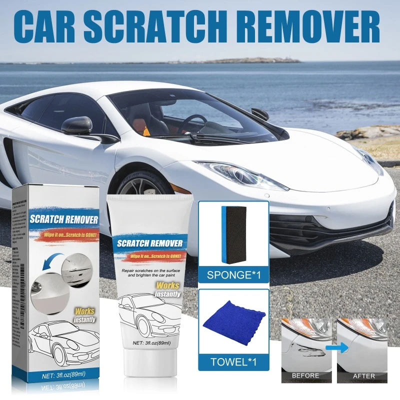 Jaysuing Car Scratch Care Cream, Car Scratch Care, Paint Surface Repair, Polishing, Refurbishment, Maintenance and Care